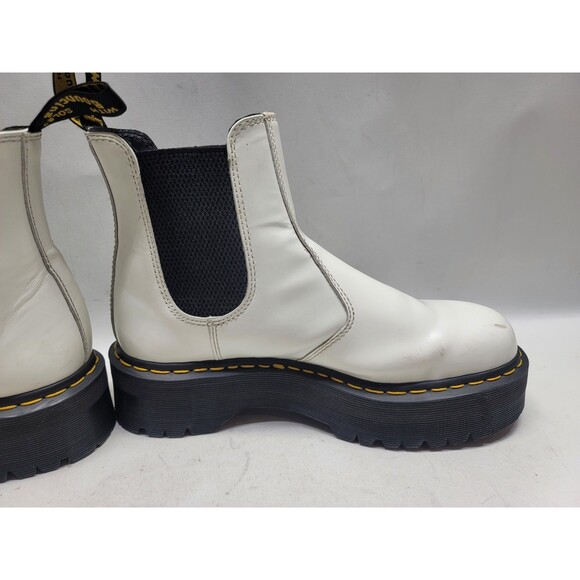 Doc Martens Chelsea Boots Women\'s 10 Men\'s 9 Platform 2976 Quad Smooth Leather main image 4